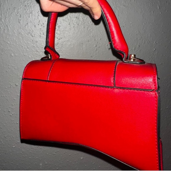 Red women crossbody bag - Picture 4 of 6